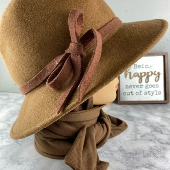 Vintage | Accessories | Vintage Wool Panama Fedora Brim Hat 